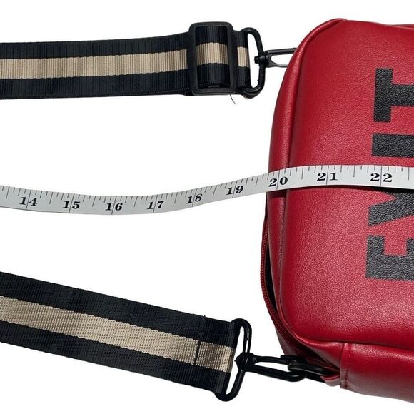 Mini Red Crossbody Exit Bag - Picture 8 of 8